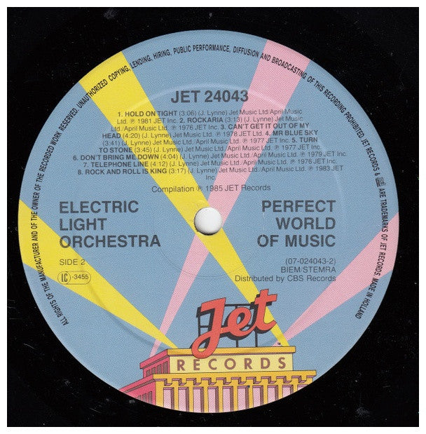 ELECTRIC LIGHT ORCHESTRA - A PERFECT WORLD OF MUSIC: THE BEST OF | VINILO USADO