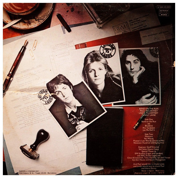 PAUL McCARTNEY & WINGS - BAND ON THE RUN | VINILO USADO