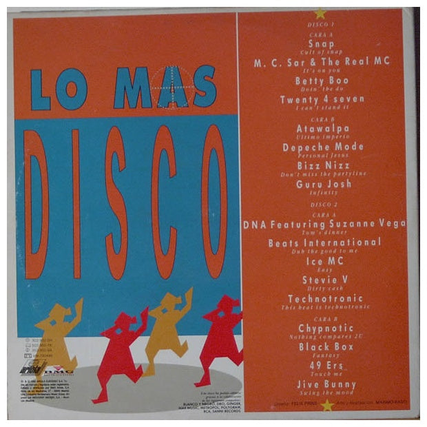 LO MAS DISCO - VARIOS ARTISTAS (2LP) | VINILO USADO