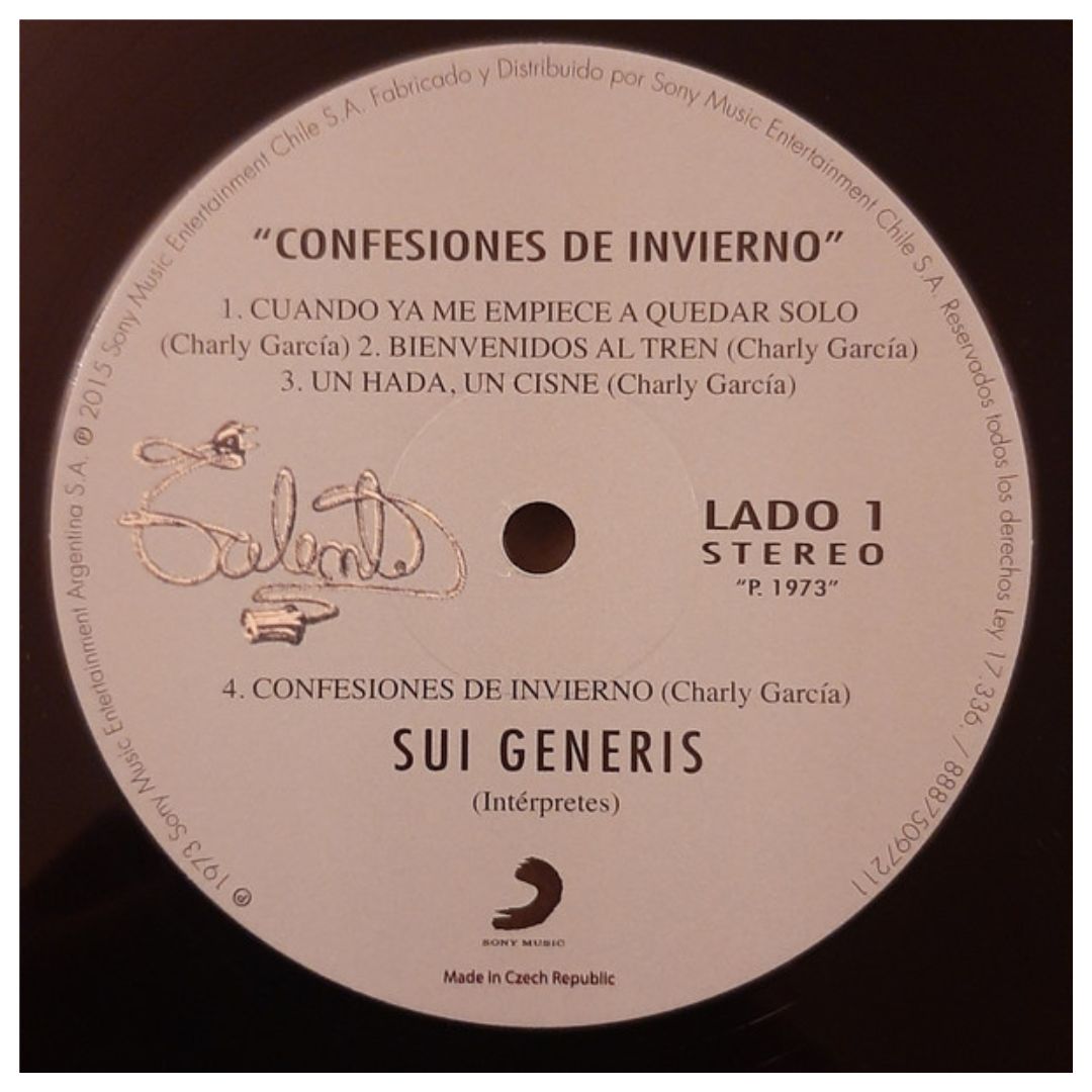 SUI GENERIS - CONFESIONES DE INVIERNO |  VINILO