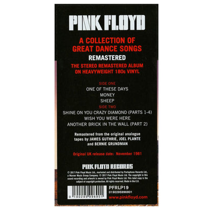 PINK FLOYD - A COLLECTION OF GREAT DANCE SONGS | VINILO