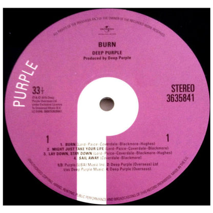 DEEP PURPLE - BURN | VINILO