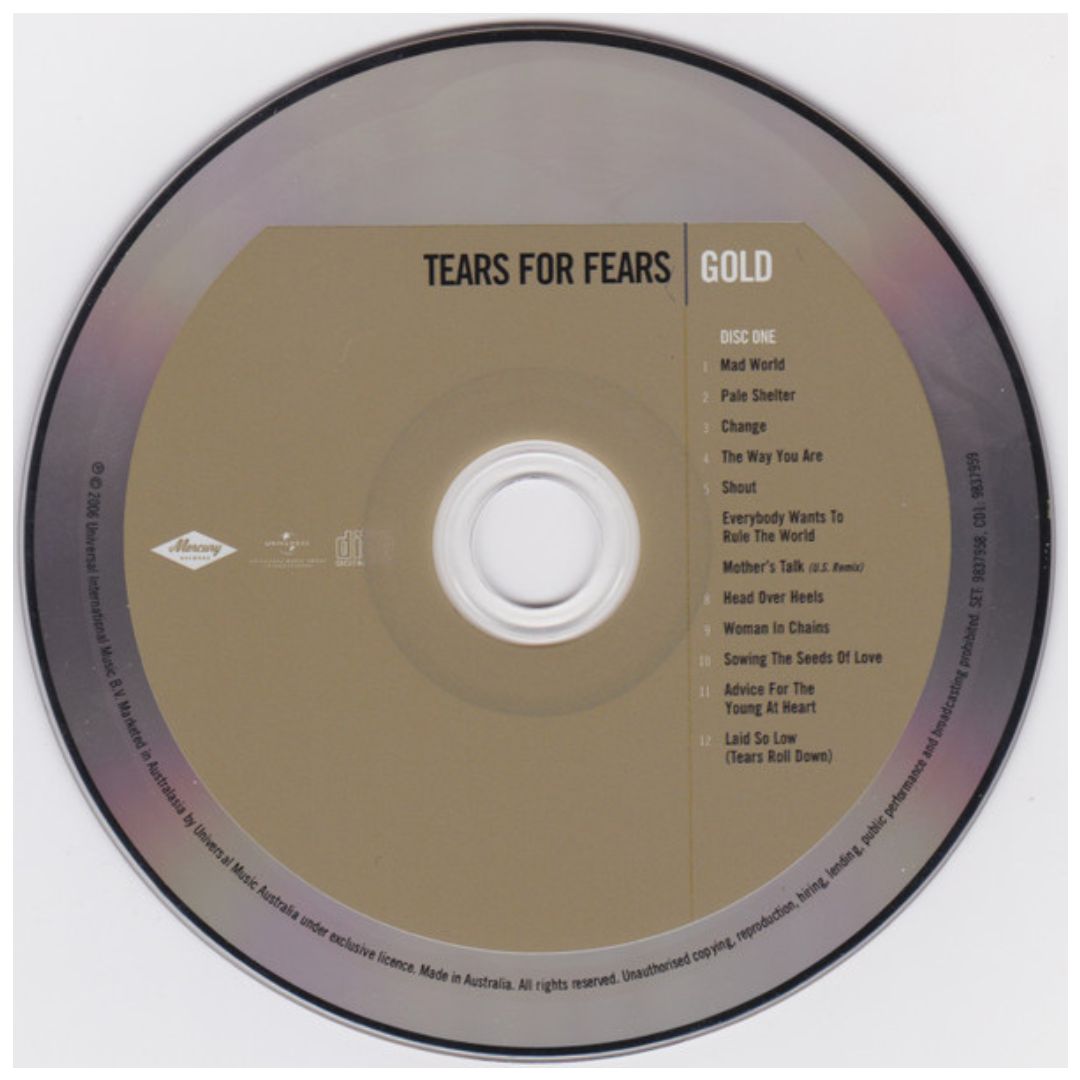 TEARS FOR FEARS - GOLD (2CD) | CD