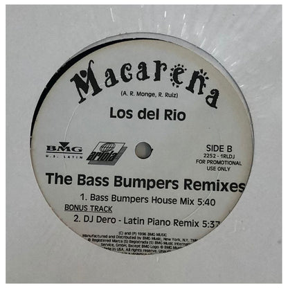 LOS DEL RIO - MACARENA (THE BASS BUMPERS MIX) | 12" MAXI SINGLE VINILO