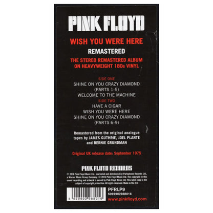 PINK FLOYD - WISH YOU WERE HERE (WITH POSTCARD) | VINILO