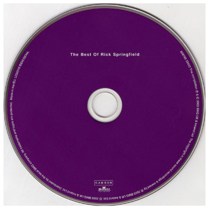 RICK SPRINGFIELD - BEST OF RICK SPRINGFIELD | CD