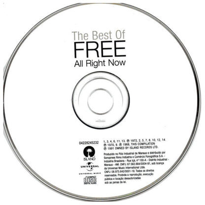 FREE - ALL RIGHT NOW BEST OF | CD