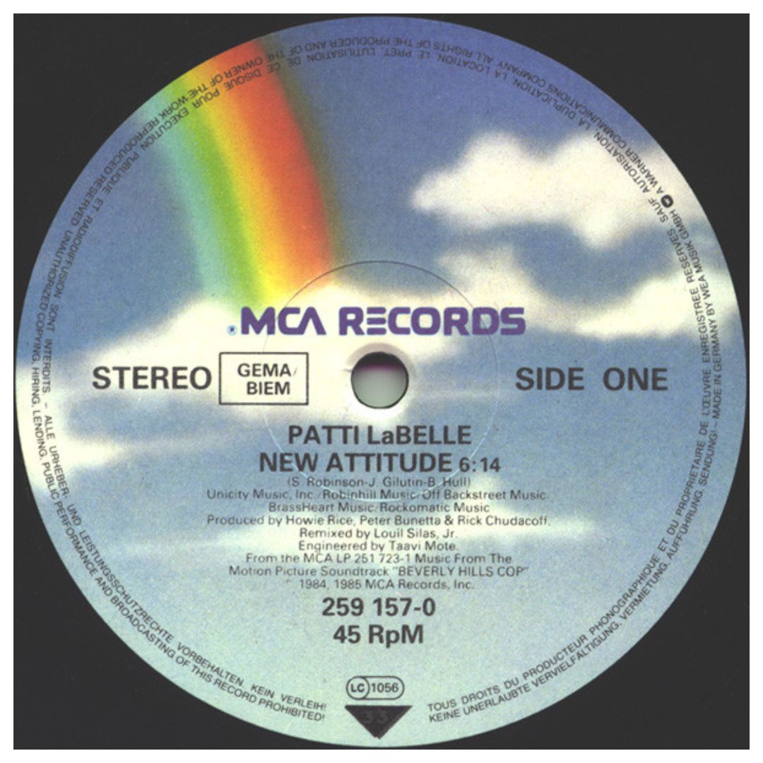 PATTI LABELLE - NEW ATTITUDE/AXEL THEME | 12" MAXI SINGLE VINILO