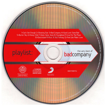 BAD COMPANY - PLAYLIST: THE VERY BEST OF | CD