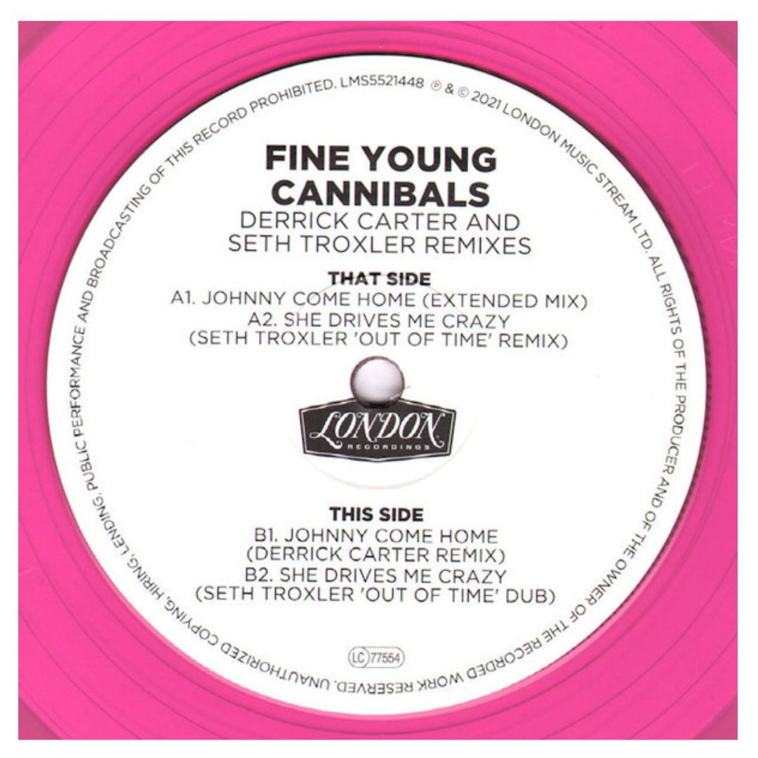 FINE YOUNG CANNIBALS - SHE DRIVES ME CRAZY (PINK VINYL) | 12" MAXI SINGLE VINILO