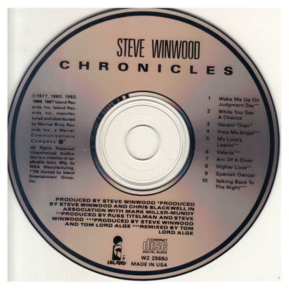STEVE WINWOOD - CHRONICLES | CD USADO