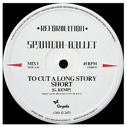 SPANDAU BALLET - TO CUT A LONG STORY SHORT | 12" MAXI SINGLE VINILO