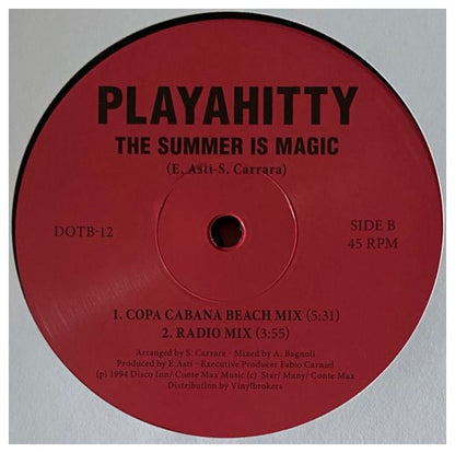 PLAYAHITTY - THE SUMMER IS MAGIC | 12" MAXI SINGLE VINILO