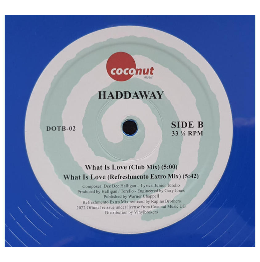 HADDAWAY - WHAT IS LOVE | 12" MAXI SINGLE VINILO