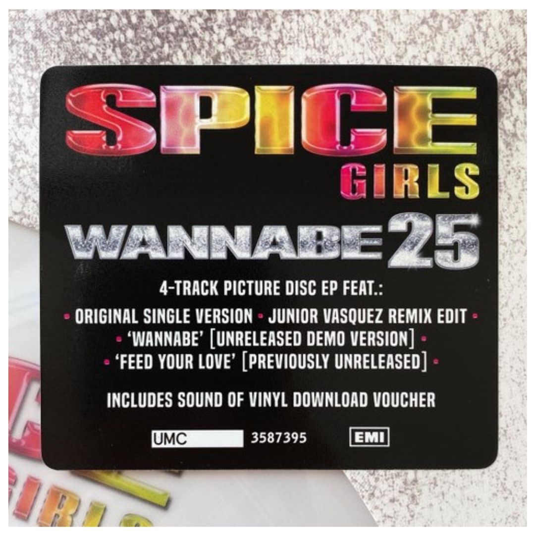 SPICE GIRLS - WANNABE 25 (PICTURE DISC) | 12" MAXI SINGLE VINILO