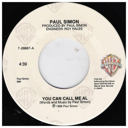PAUL SIMON - YOU CAN CALL ME ALL | 7" SINGLE VINILO USADO