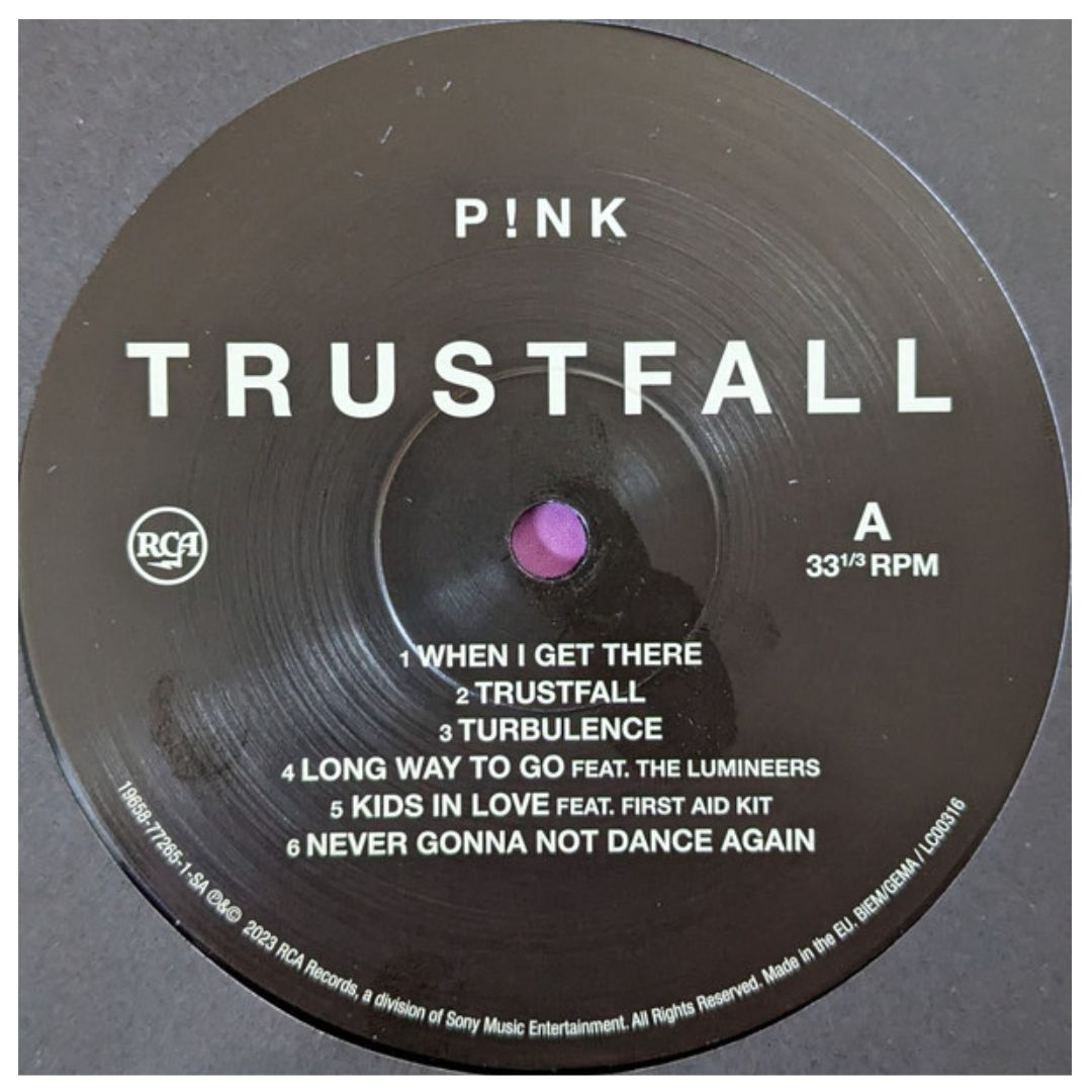 P!NK - TRUSTFALL (LP-BOOKLET) | VINILO