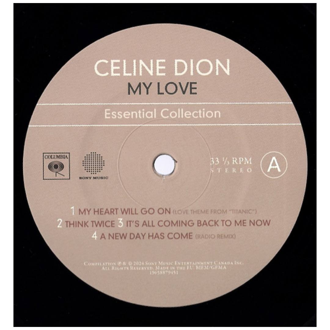 CELINE DION - MY LOVE: ESSENTIAL COLLECTION | VINILO