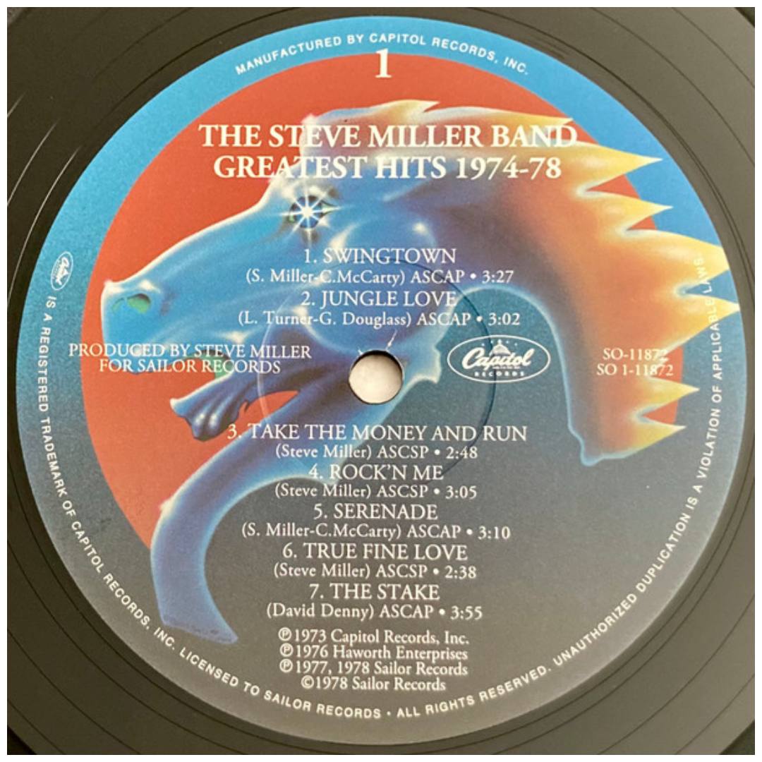 STEVE MILLER BAND - GREATEST HITS  | VINILO