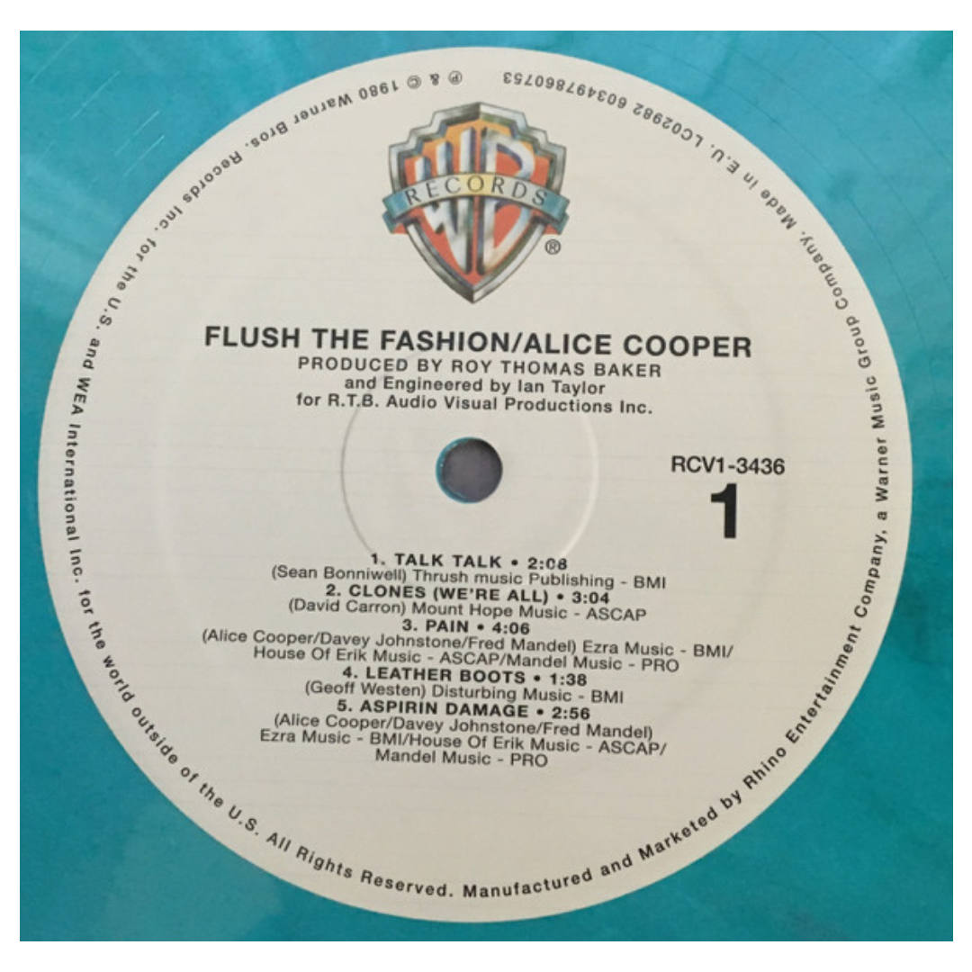 ALICE COOPER - FLUSH THE FASHION (GREEN VINYL) | VINILO