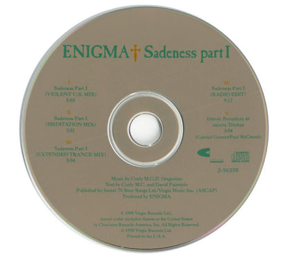 ENIGMA - SADENESS PART I | CD SINGLE