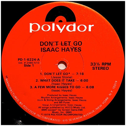 ISAAC HAYES - DON'T LET GO | VINILO