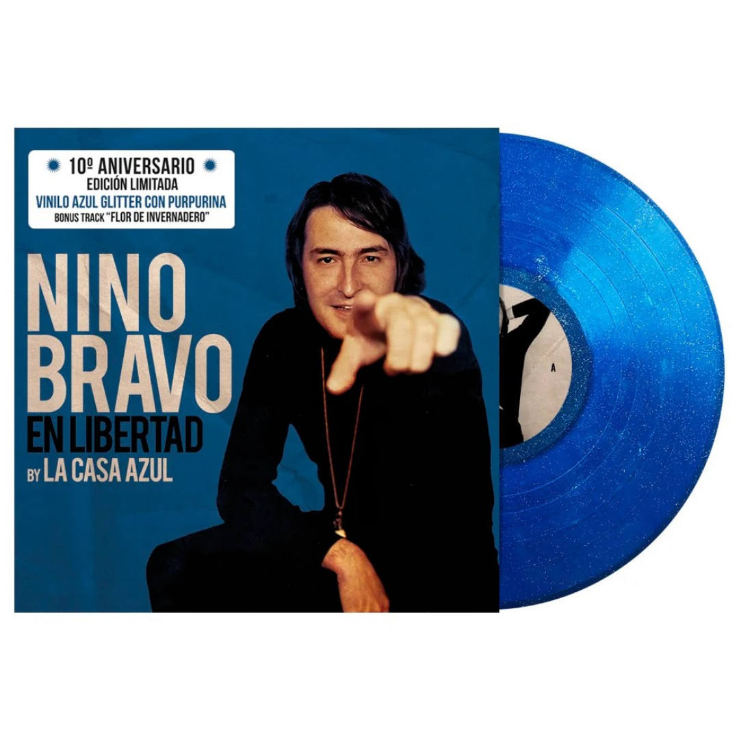 NINO BRAVO - EN LIBERTAD (BY LA CASA AZUL) (BLUE VINYL) | VINILO