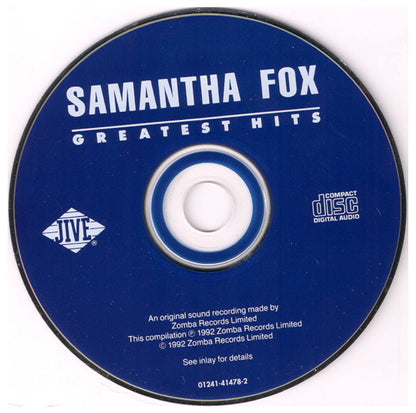 SAMANTHA FOX  - GREATEST HITS | CD USADO