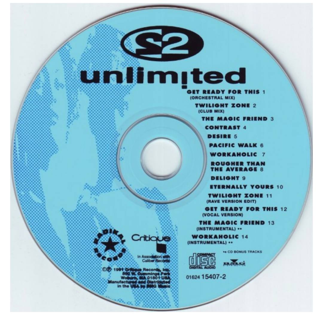 2 UNLIMITED - GET READY | CD USADO