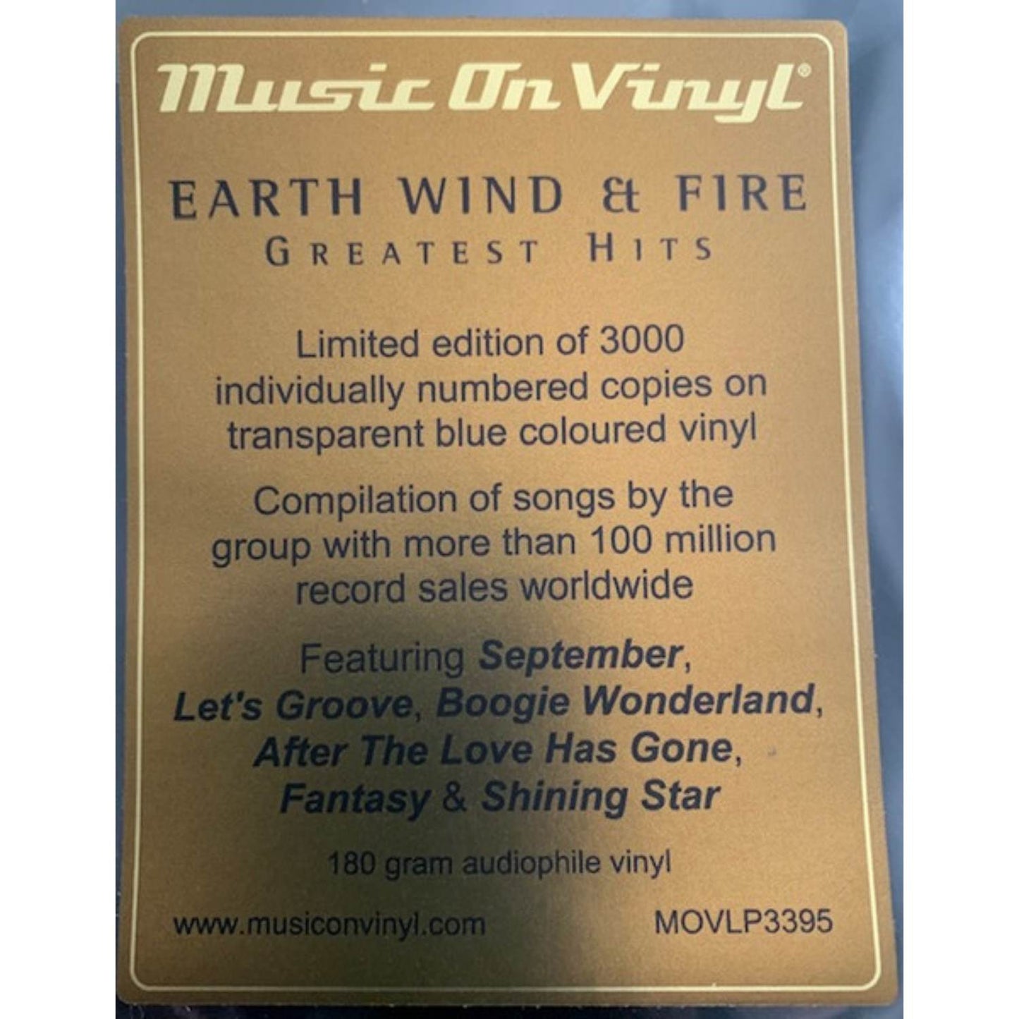 EARTH, WIND & FIRE - GREATEST HITS (2LP)(BLUE VINYL) | VINILO