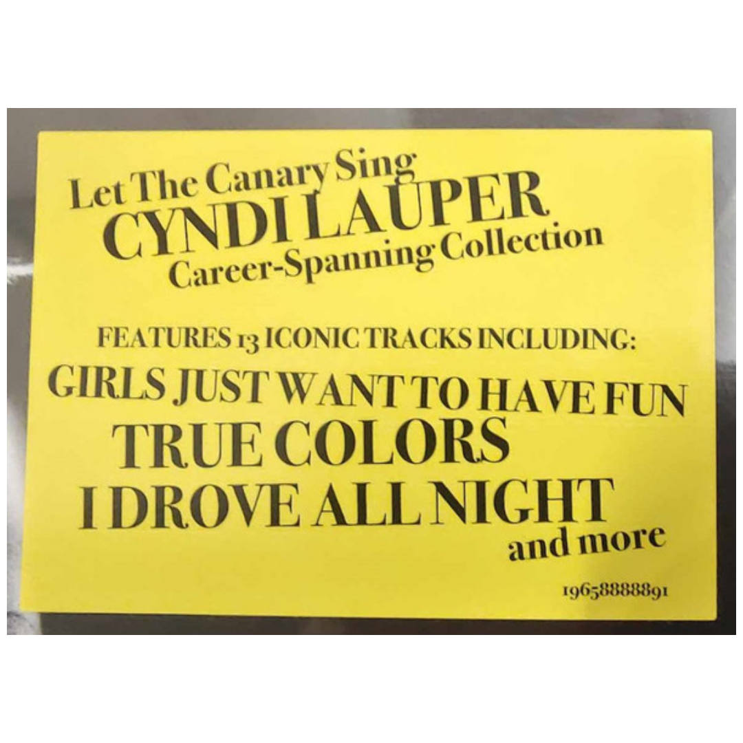 CYNDI LAUPER - LET THE CANARY SING (2024) | VINILO