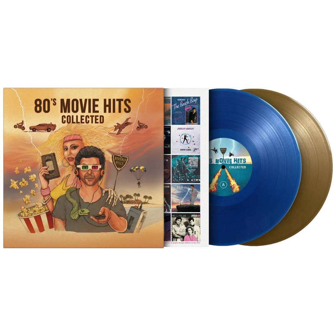 80'S MOVIE HITS - COLLECTED (2LP) (BLUE & GOLD VINYL) | VINILO