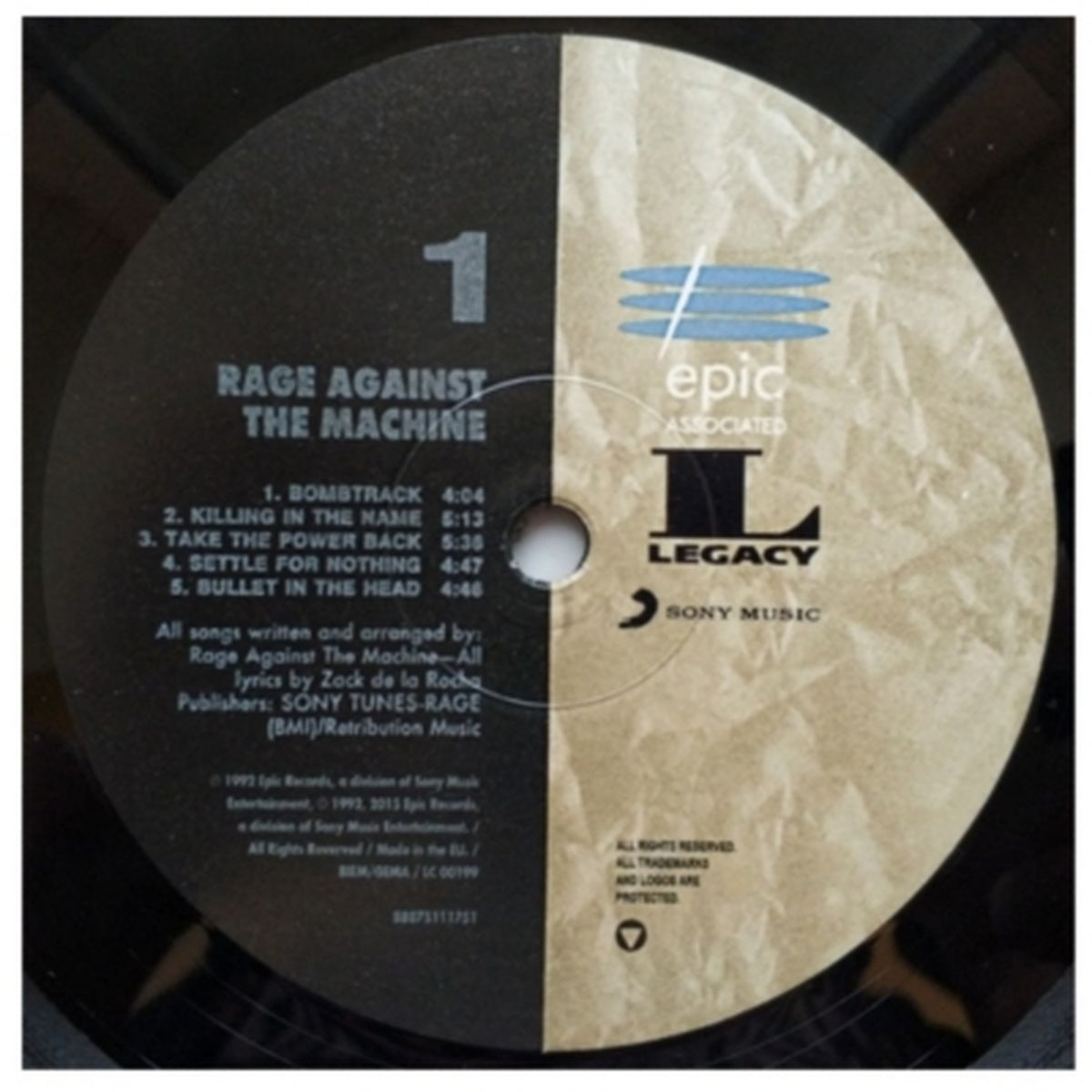 RAGE AGAINST THE MACHINE - RAGE AGAINST THE MACHINE | VINILO