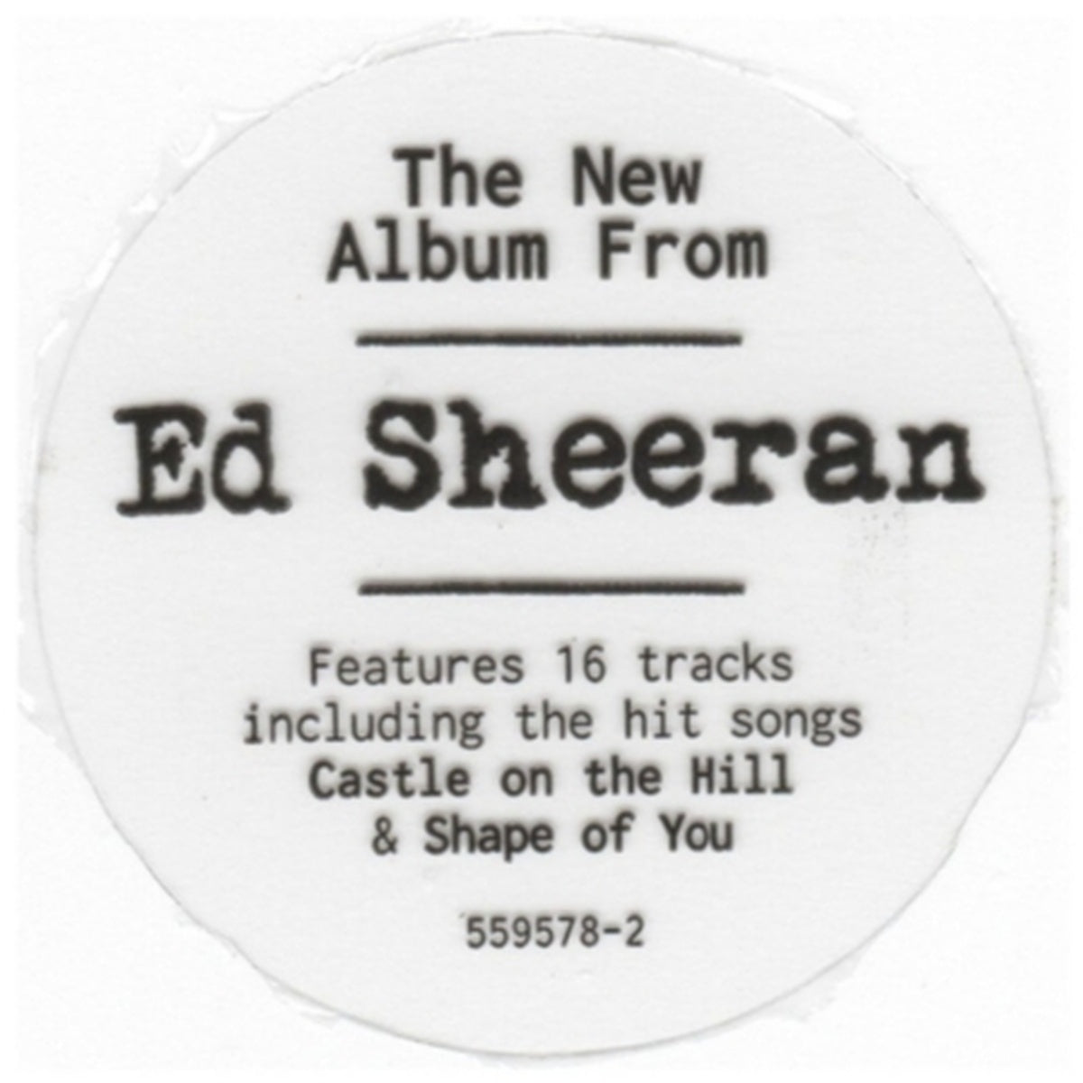 ED SHEERAN - DIVIDE | CD