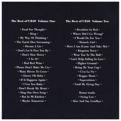 UB40 - BEST OF VOL.1 & 2 (2CD) | CD