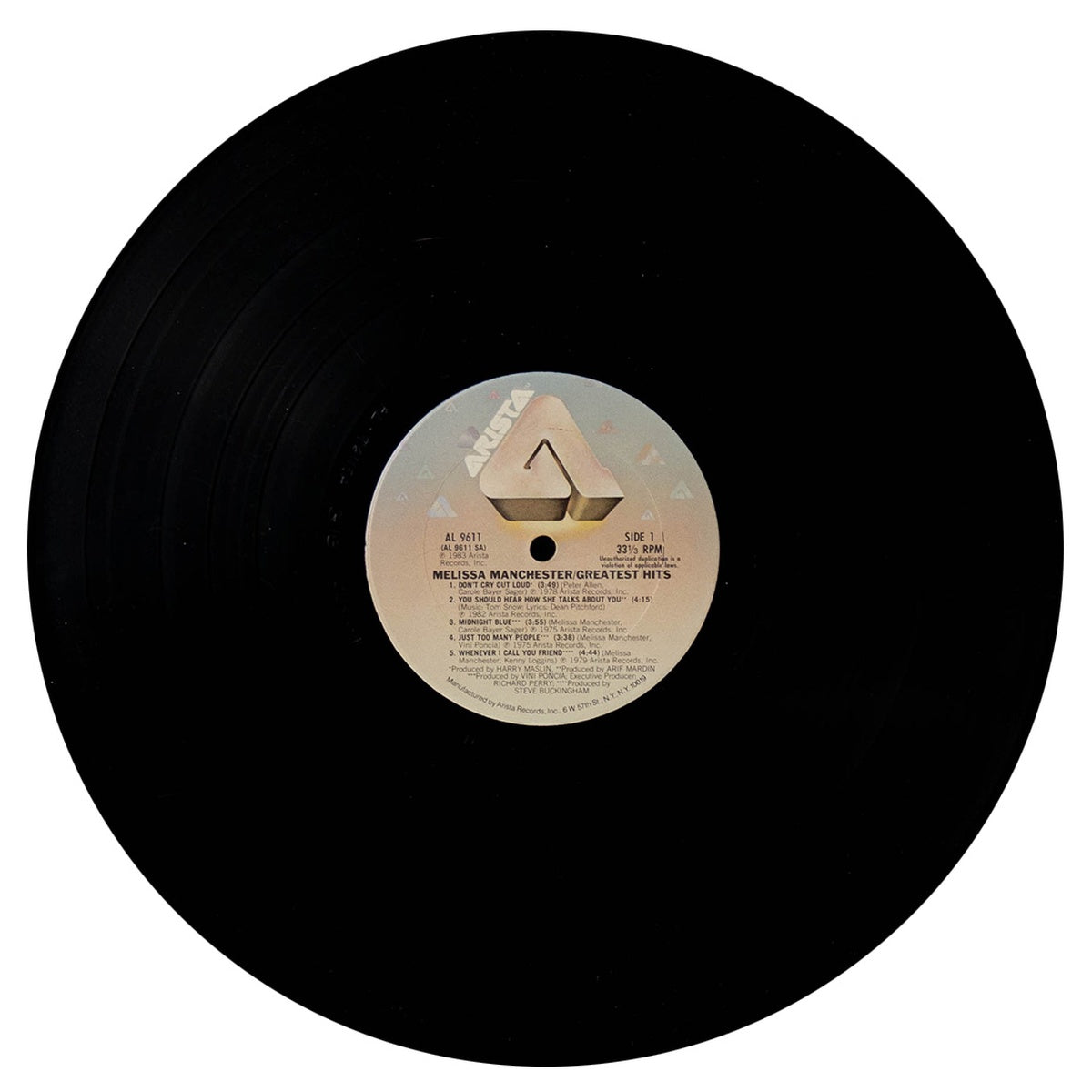 MELISSA MANCHESTER - GREATEST HITS | VINILO USADO