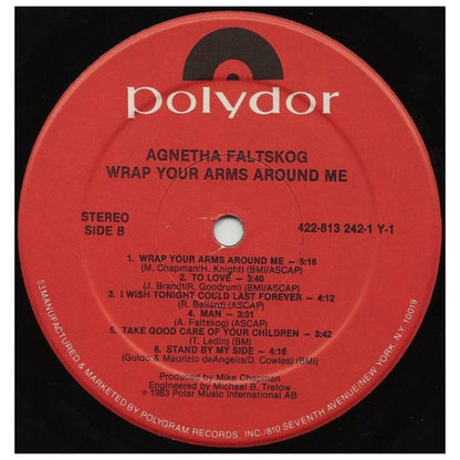 AGNETHA FALTSKOG - WRAP YOUR ARMS AROUND ME | VINILO USADO