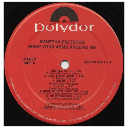 AGNETHA FALTSKOG - WRAP YOUR ARMS AROUND ME | VINILO USADO