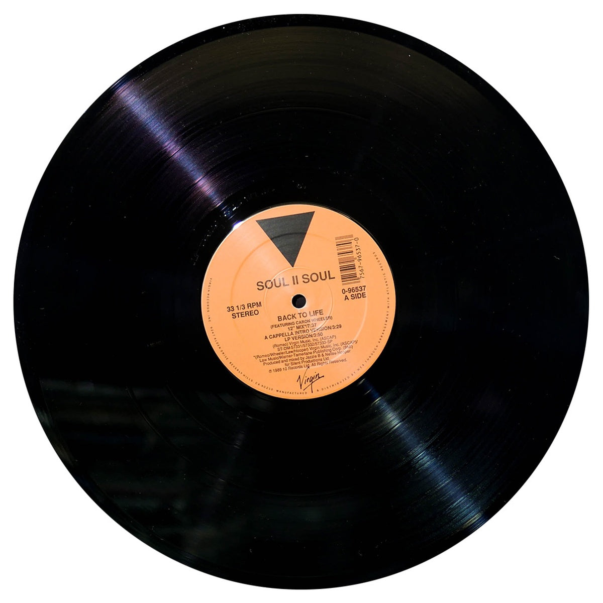 SOUL II SOUL - BACK TO LIFE | 12" MAXI SINGLE USADO