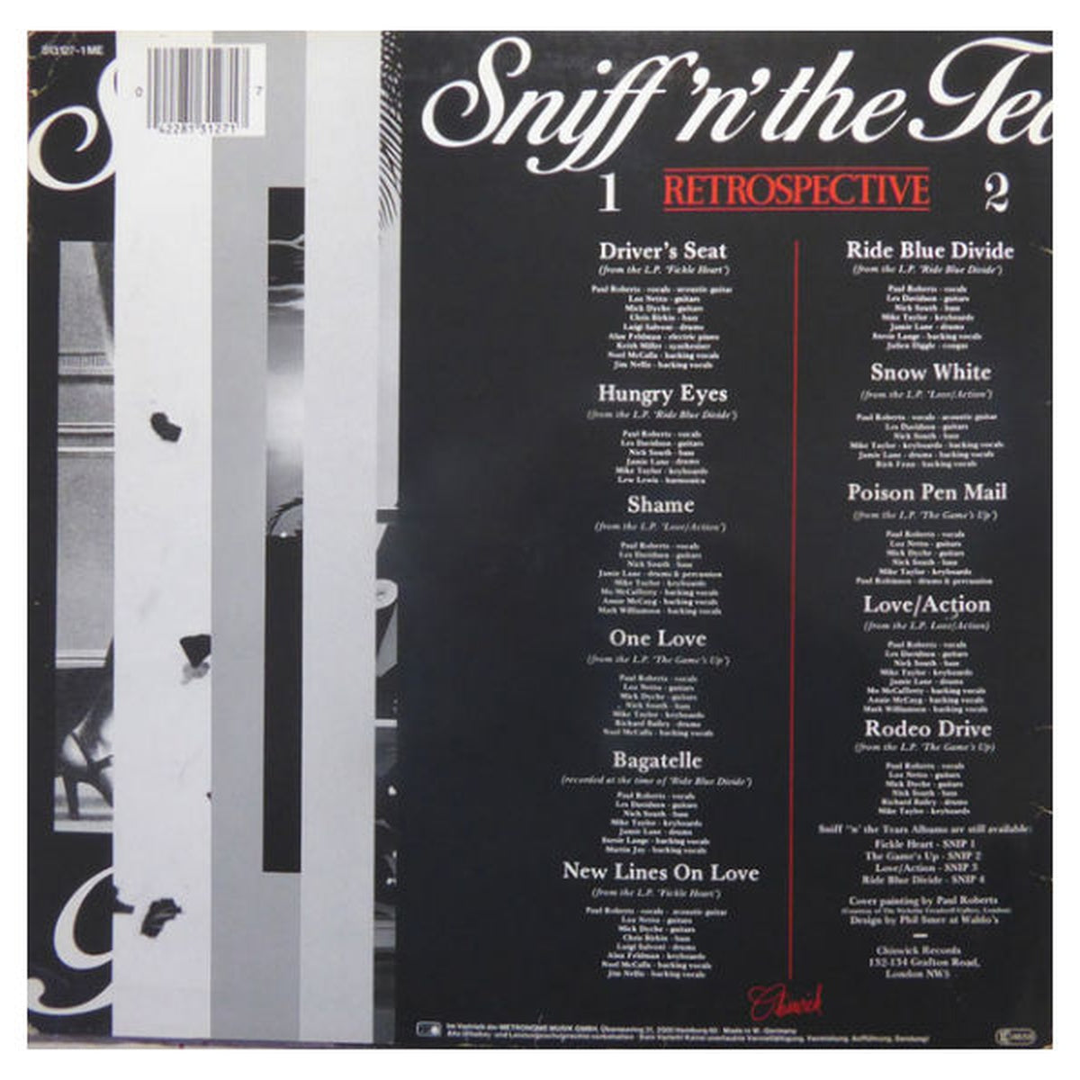 SNIFF 'N' THE TEARS - RETROSPECTIVE  | VINILO USADO