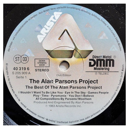 ALAN PARSONS PROJECT - THE BEST OF  | VINILO USADO