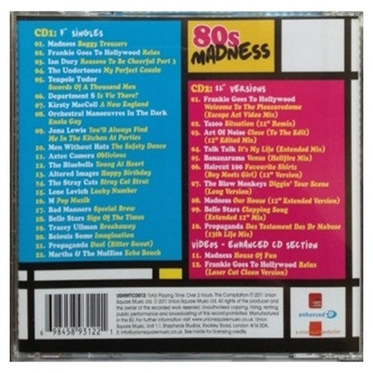 80'S MADNESS - VARIOUS ARTIST (2CD) | CD