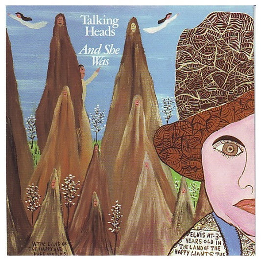TALKING HEADS - AND SHE WAS | 7'' SINGLE VINILO USADO