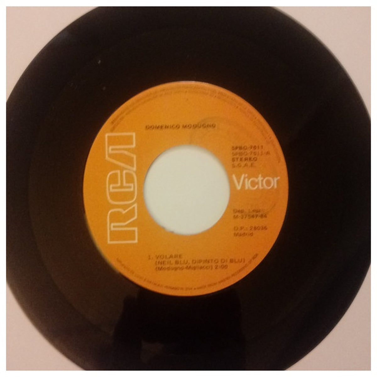 DOMENICO MODUGNO - VOLARE (NEL BLU, DIPINTO DI BLU) | 7" SINGLE VINILO USADO