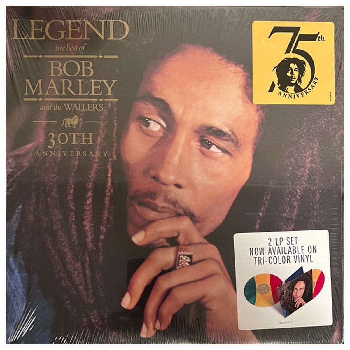 BOB MARLEY - LEGEND (30TH ANNIVERSARY) (TRICOLOUR VINYL) (2LP) | VINILO