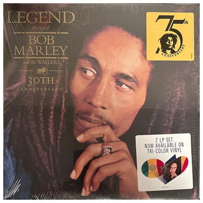 BOB MARLEY - LEGEND (30TH ANNIVERSARY) (TRICOLOUR VINYL) (2LP) | VINILO