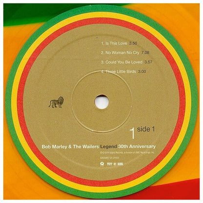 BOB MARLEY - LEGEND (30TH ANNIVERSARY) (TRICOLOUR VINYL) (2LP) | VINILO