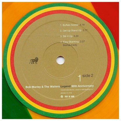 BOB MARLEY - LEGEND (30TH ANNIVERSARY) (TRICOLOUR VINYL) (2LP) | VINILO
