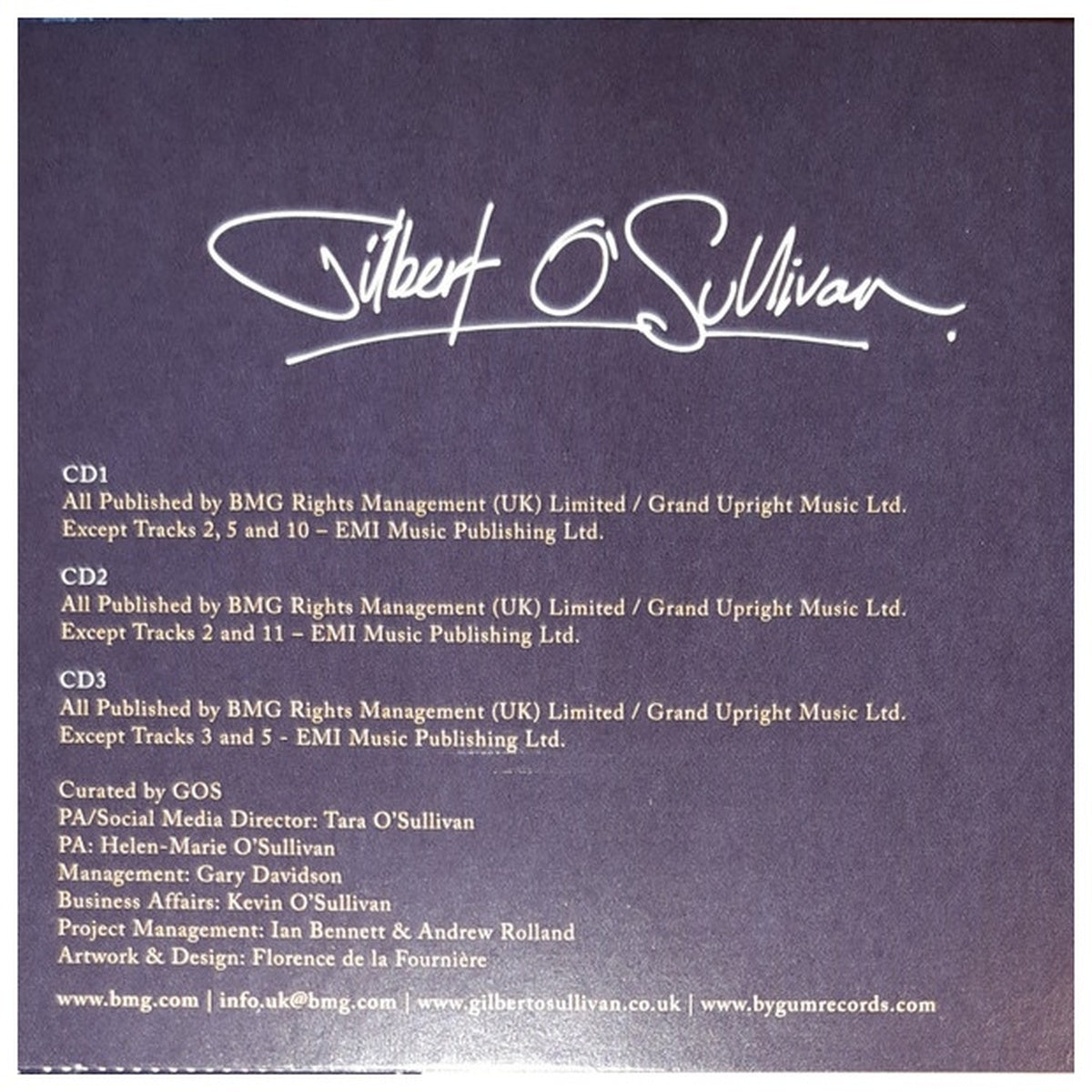 GILBERT OSULLIVAN - BEST OF (3CD) | CD
