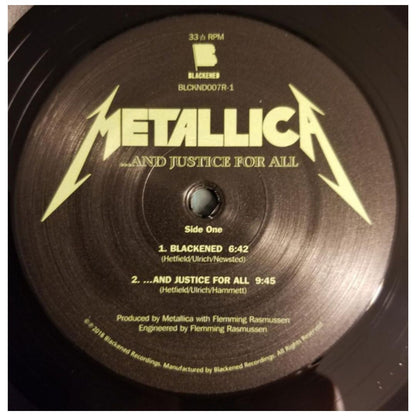 METALLICA  - ...AND JUSTICE FOR ALL (2LP) (BLACKENED) | (GREEN VINYL) | VINILO